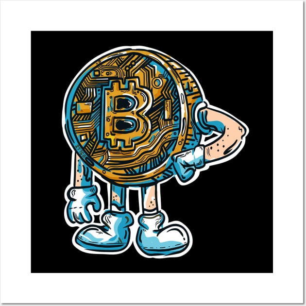 Bitcoin Boi Wall Art by clothingncrypto